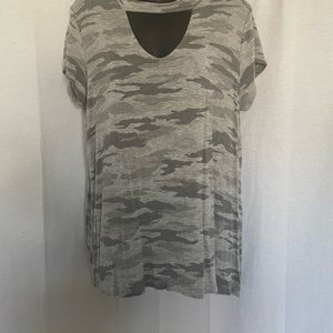 Gray Camouflage Shirt